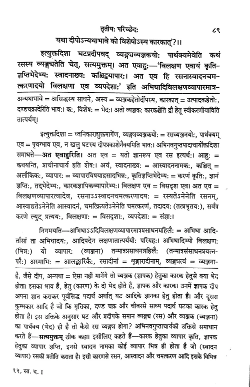 Sahitya Darpanam (1-6 paricheda)